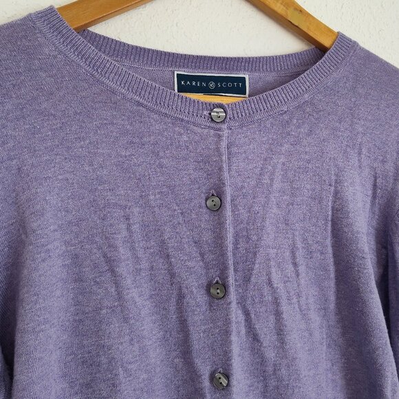 Karen Scott, Women’s Cardigan, L - Picture 2 of 5